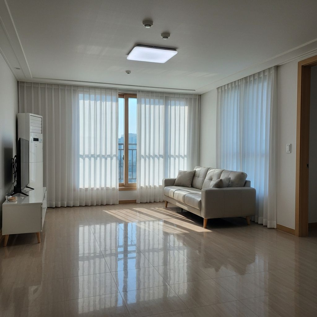 거실 이사청소 완료