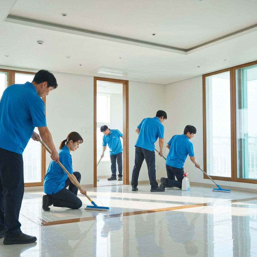 아파트 전체 청소
